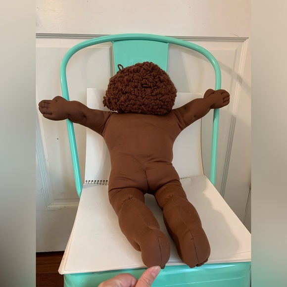 Vintage 80’s 22 inch Soft Sculpture Handmade African American Doll - Picture 6 of 7